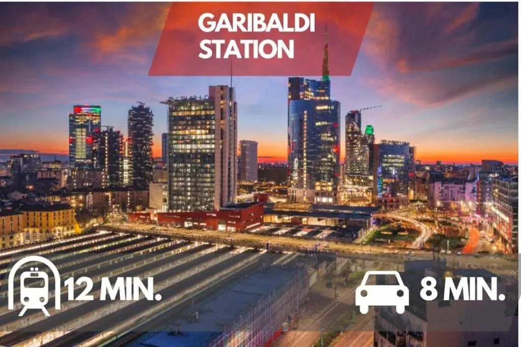 500 m from Corso Sempione, Close to Metro M5-1